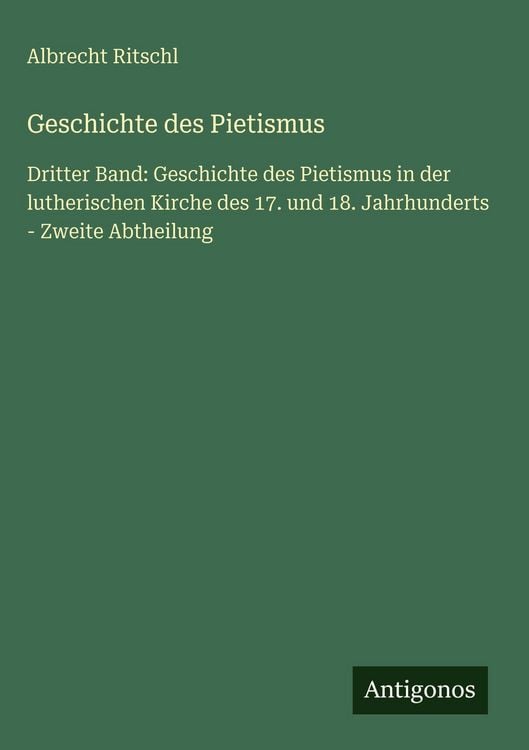 Produktbild: Geschichte des Pietismus
