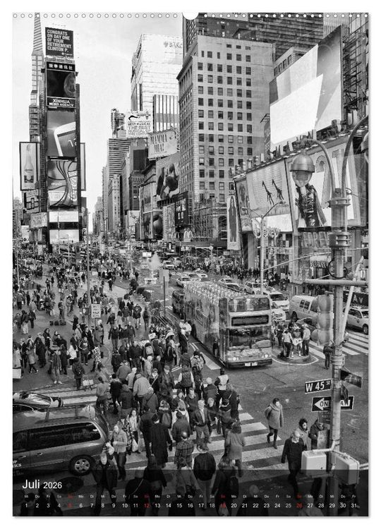 Produktbild: New York - The Big Apple (hochwertiger Premium Wandkalender 2026 DIN A2 hoch), Kunstdruck in Hochglanz
