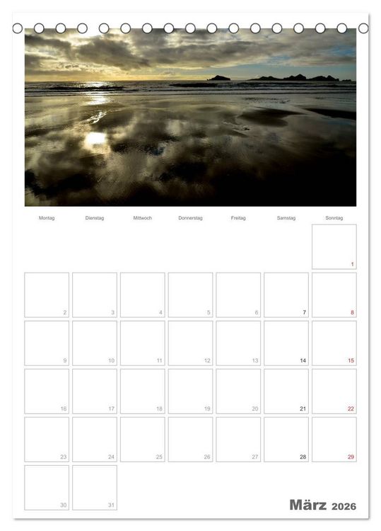 Produktbild: Faszination Island - Landschaftskalender mit Tagesplaner 2026 / Planer (Tischkalender 2026 DIN A5 hoch), CALVENDO Monatskalender