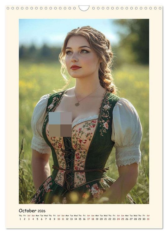 Produktbild: Tradition and Temptation (Wall Calendar 2026 DIN A3 portrait), CALVENDO 12 Month Wall Calendar