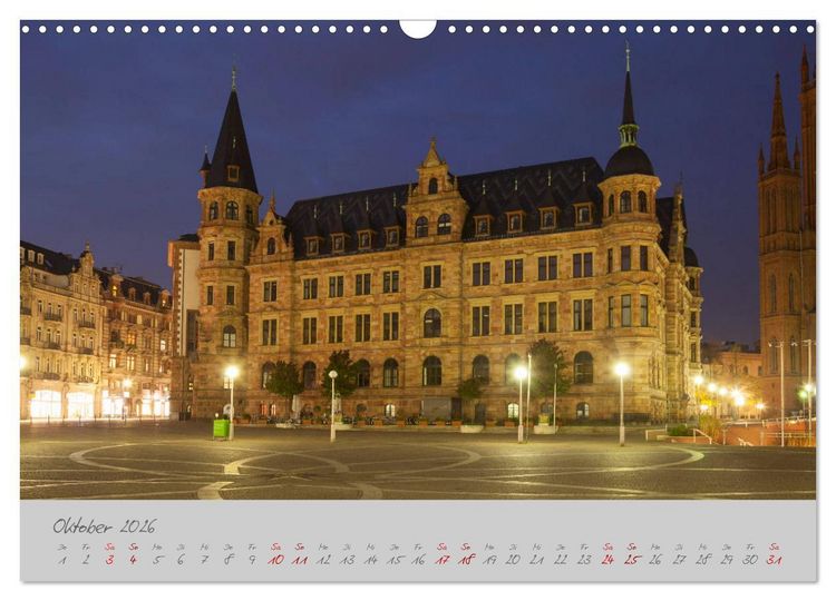 Produktbild: Wiesbaden Die Kurstadt im Rheingau (Wandkalender 2026 DIN A3 quer), CALVENDO Monatskalender