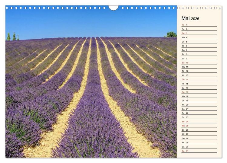 Produktbild: Verzaubernde Provence (Wandkalender 2026 DIN A3 quer), CALVENDO Monatskalender