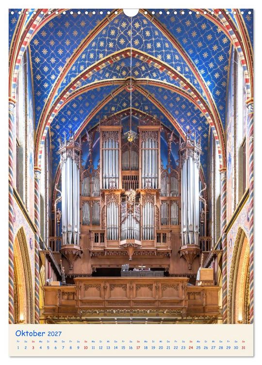 Produktbild: Orgel Giganten (Wandkalender 2027 DIN A3 hoch), CALVENDO Monatskalender