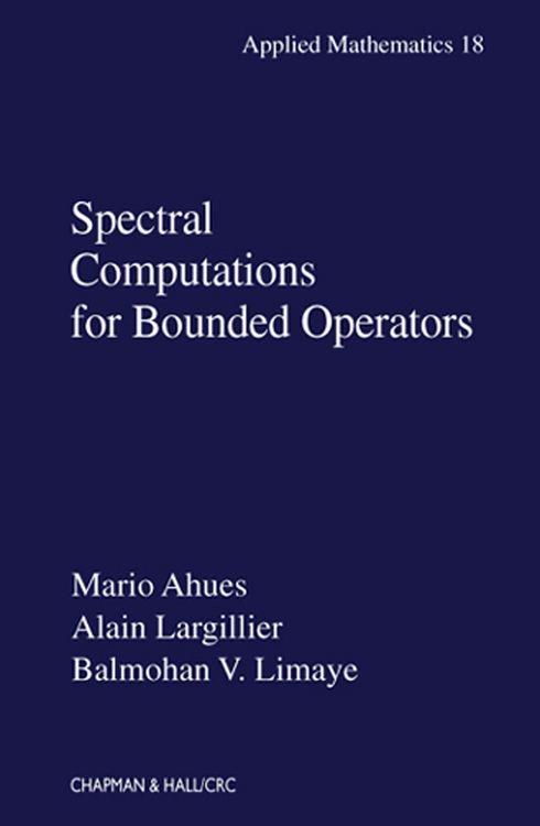 Produktbild: Spectral Computations for Bounded Operators