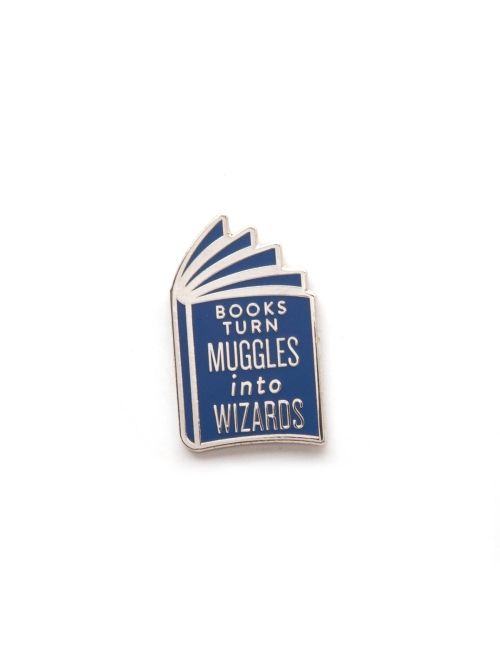 Produktbild: Books Turn Muggles into Wizards Enamel Pin