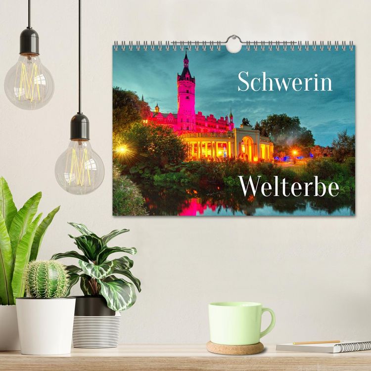 Produktbild: Schwerin - Welterbe (Wandkalender 2026 DIN A4 quer), CALVENDO Monatskalender