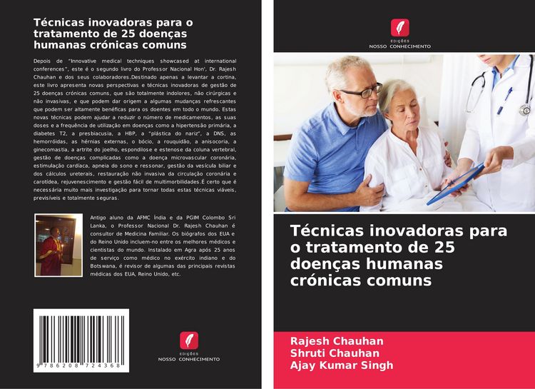 Produktbild: T&eacute;cnicas inovadoras para o tratamento de 25 doen&ccedil;as humanas cr&oacute;nicas comuns