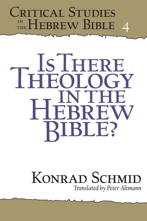 Produktbild: Is There Theology in the Hebrew Bible?