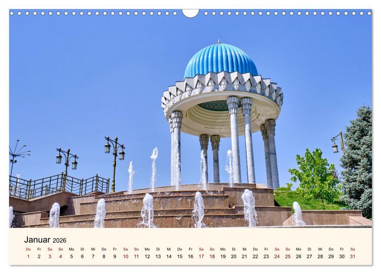 Produktbild: Zentralasien - Entlang der alten Seidenstra&szlig;e (Wandkalender 2026 DIN A3 quer), CALVENDO Monatskalender