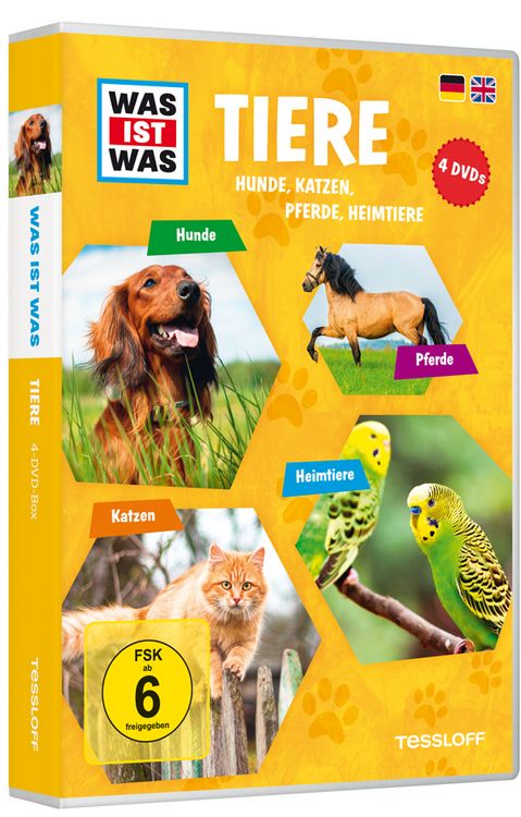 Produktbild: Was ist Was - Box 2/Tiere [4 DVDs]