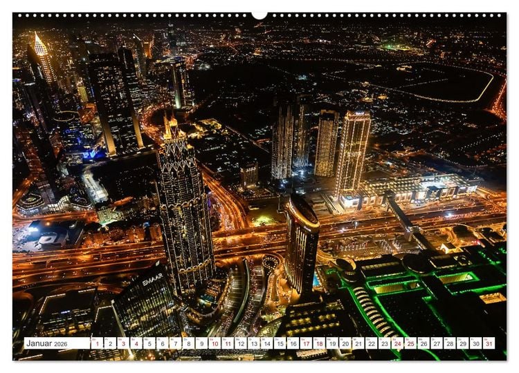 Produktbild: Dubai - Das achte Weltwunder (hochwertiger Premium Wandkalender 2026 DIN A2 quer), Kunstdruck in Hochglanz