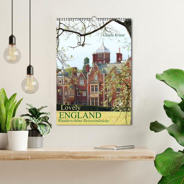 Produktbild: Lovely England Wundersch&ouml;ne Reiseeindr&uuml;cke (Wandkalender 2026 DIN A3 hoch), CALVENDO Monatskalender