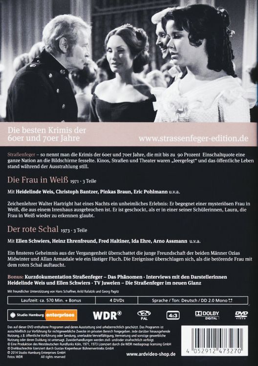 Produktbild: Stra&szlig;enfeger 10 - Die Frau in Wei&szlig;/Der rote Schal [4 DVDs]