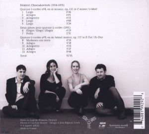 Produktbild: Byron Quartett: Streichquartette