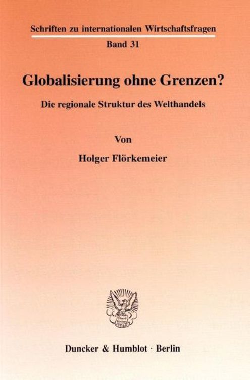 Produktbild: Globalisierung ohne Grenzen?