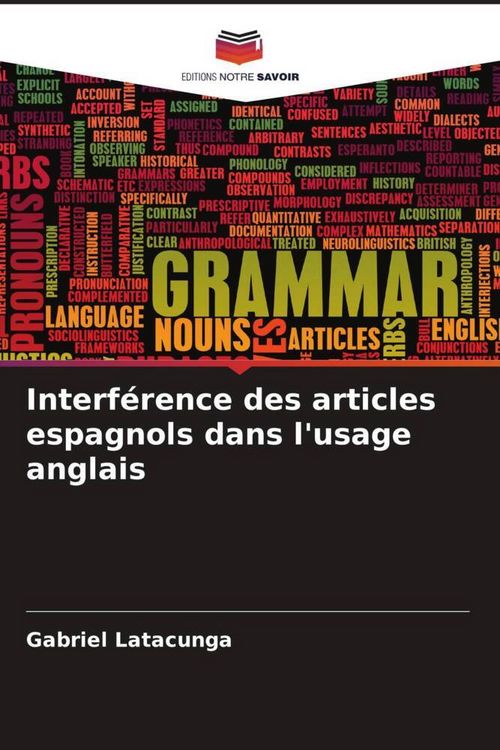 Produktbild: Interf&eacute;rence des articles espagnols dans l'usage anglais