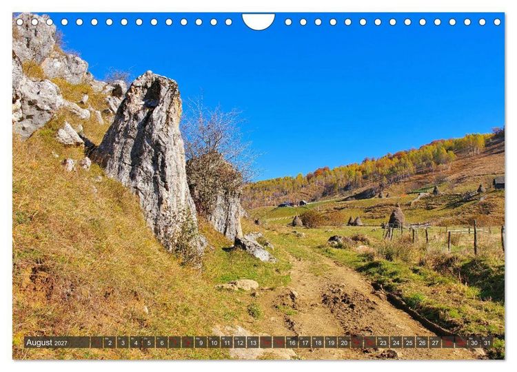 Produktbild: Fundatura Ponorului - Auf dem Via Transilvanica durch die Karpaten (Wandkalender 2027 DIN A4 quer), CALVENDO Monatskalender
