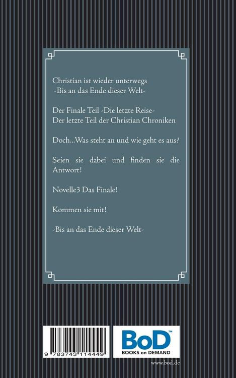 Produktbild: Bis an das Ende dieser Welt