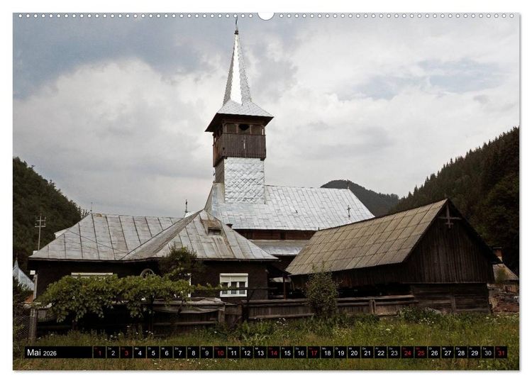 Produktbild: Entlang der Wassertalbahn - Auf schmaler Spur im Norden Rum&auml;niens (Wandkalender 2026 DIN A2 quer), CALVENDO Monatskalender