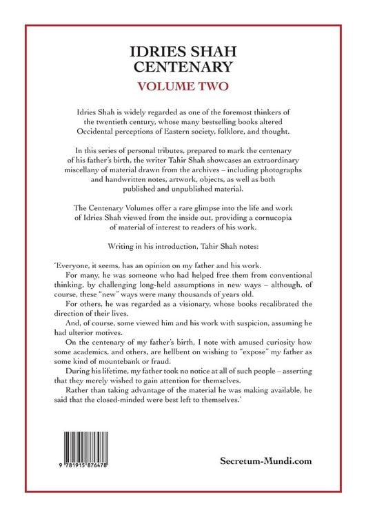 Produktbild: Idries Shah Centenary