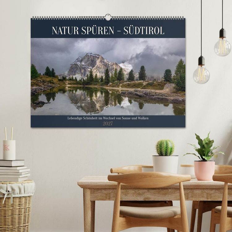Produktbild: NATUR SP&Uuml;REN - S&Uuml;DTIROL (Wandkalender 2027 DIN A2 quer), CALVENDO Monatskalender
