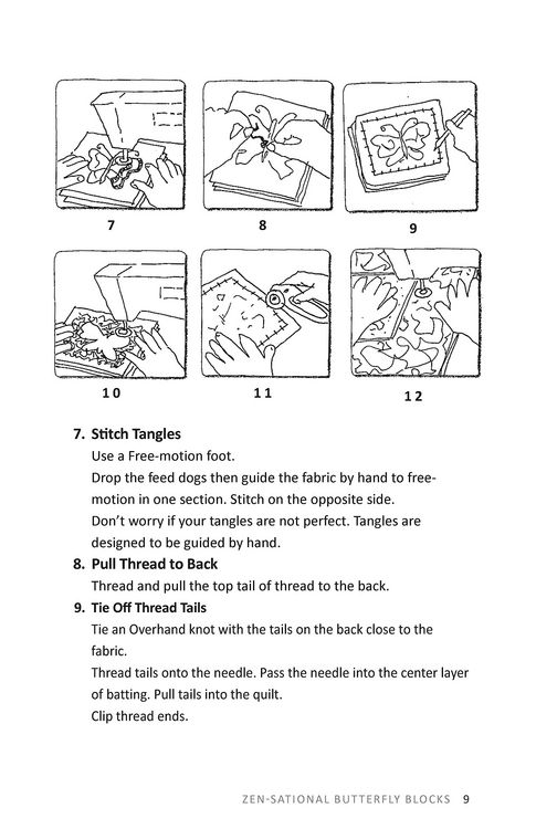 Produktbild: Zen-Sational Butterfly Blocks Quilt Pattern