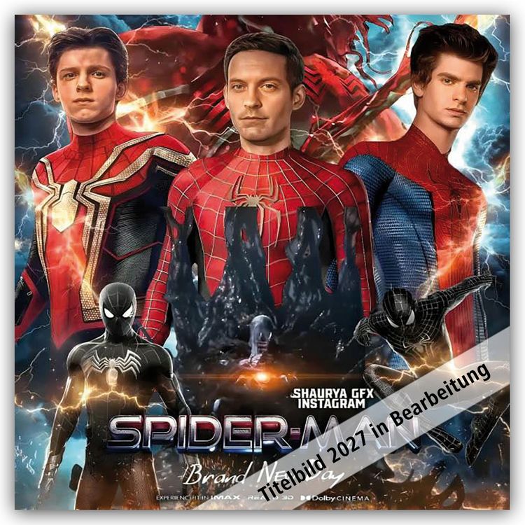 Produktbild: Marvel Spider-Man Movie &ndash; Spiderman &ndash; Offizieller Kalender 2027