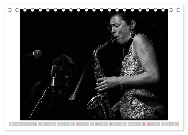 Produktbild: Jazz Ladies in der alten Schmiede (Tischkalender 2026 DIN A5 quer), CALVENDO Monatskalender