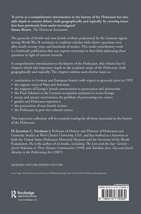 Produktbild: The Routledge History of the Holocaust