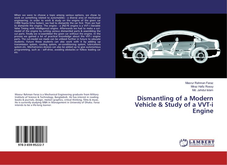 Produktbild: Dismantling of a Modern Vehicle & Study of a VVT-i Engine