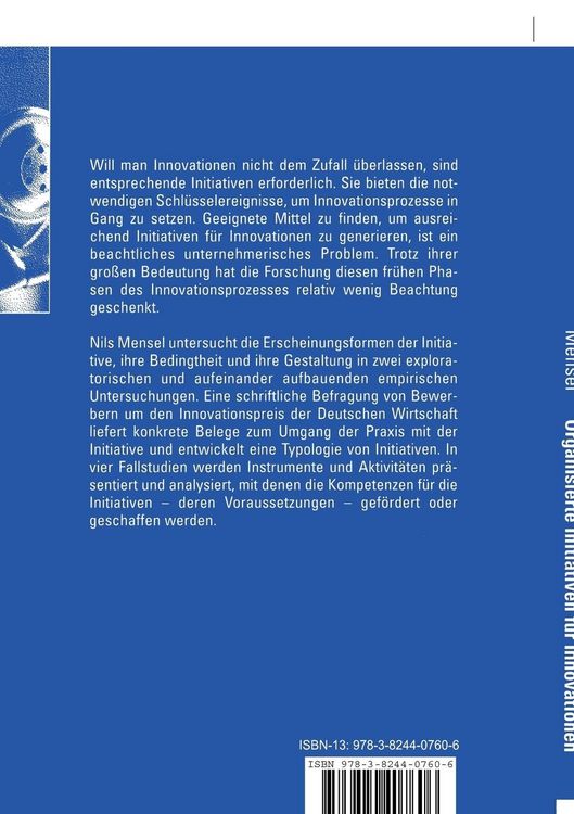 Produktbild: Organisierte Initiativen f&uuml;r Innovationen