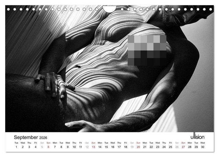 Produktbild: Male Nude Art (Wall Calendar 2026 DIN A4 landscape), CALVENDO 12 Month Wall Calendar
