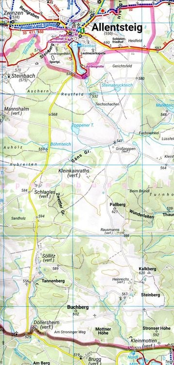 Produktbild: freytag & berndt Wanderkarte WK 0074 Kamptal, Zwettl - Horn - Langenlois - Krems 1:50.000