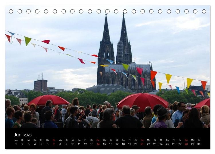 Produktbild: K&ouml;lner Spitzen (Tischkalender 2026 DIN A5 quer), CALVENDO Monatskalender