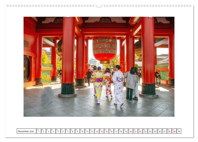 Produktbild: Tokio - Tradition und Moderne (hochwertiger Premium Wandkalender 2026 DIN A2 quer), Kunstdruck in Hochglanz