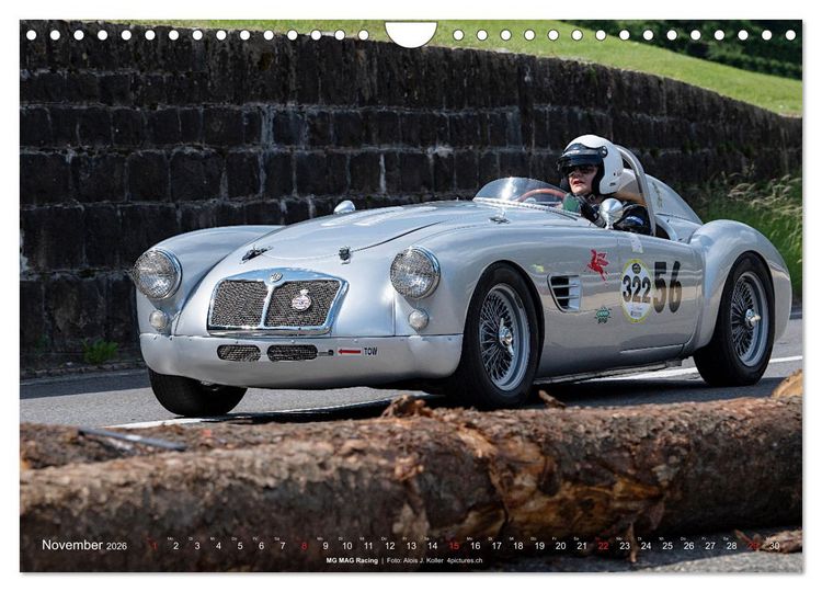Produktbild: Classic Cars auf Passstrassen 2026 (Wandkalender 2026 DIN A4 quer), CALVENDO Monatskalender