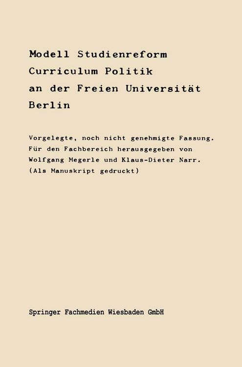 Produktbild: Modell Studienreform