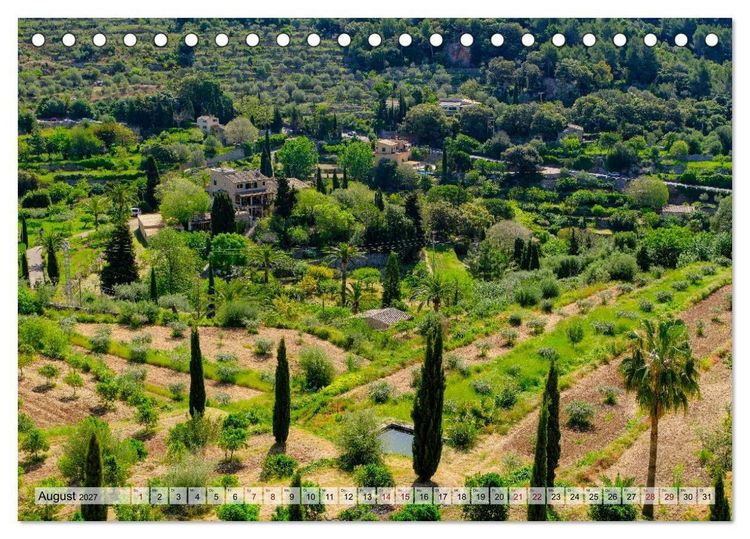 Produktbild: Wanderlust Mallorca - Pfade der Tramuntana (Tischkalender 2027 DIN A5 quer), CALVENDO Monatskalender