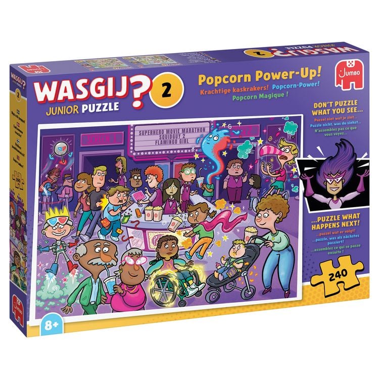Produktbild: Wasgij Junior 2 - Popcorn-Power! (Puzzle 240 Teile)