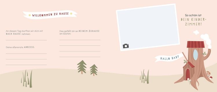 Produktbild: Kleines Baby, gro&szlig;es Gl&uuml;ck &ndash; Babyalbum