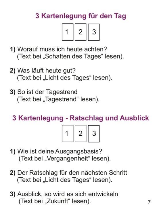 Produktbild: Große Wegbegleiter Lenormandkarten mit viel Text