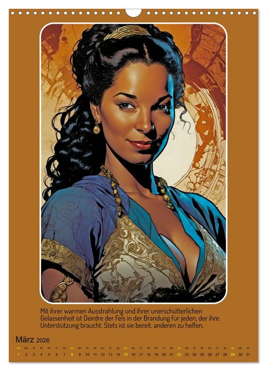 Produktbild: Starke Frauen im Comicbook-Stil (Wandkalender 2026 DIN A3 hoch), CALVENDO Monatskalender