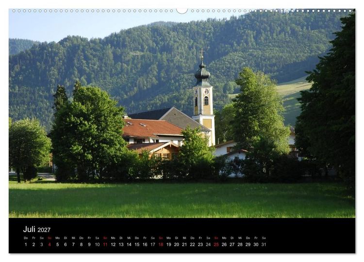 Produktbild: Unterw&ouml;ssen im Chiemgau - Luftkurort und mehr (Wandkalender 2027 DIN A2 quer), CALVENDO Monatskalender