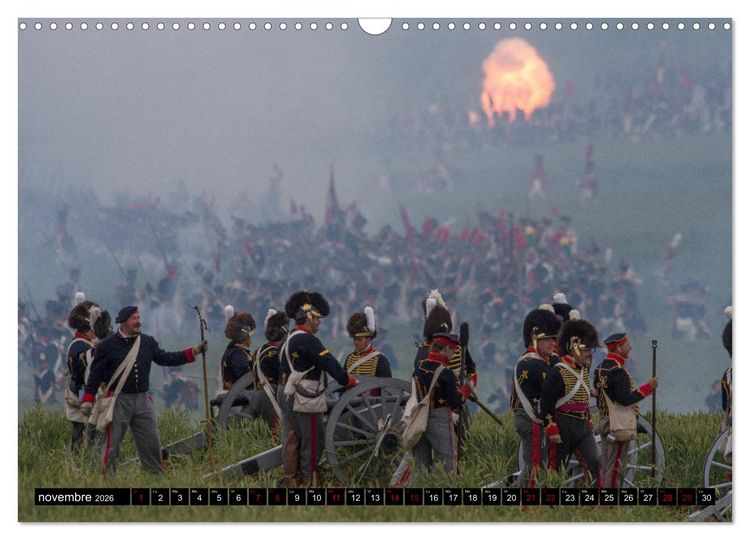 Produktbild: Waterloo - Juin 1815: la derni&egrave;re carte de Napol&eacute;on (Calendrier mural 2026 DIN A3 vertical), CALVENDO calendrier mensuel