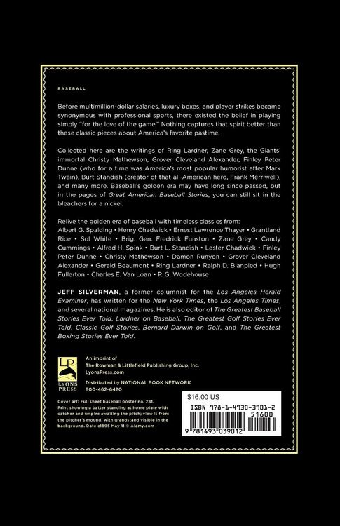 Produktbild: Great American Baseball Stories