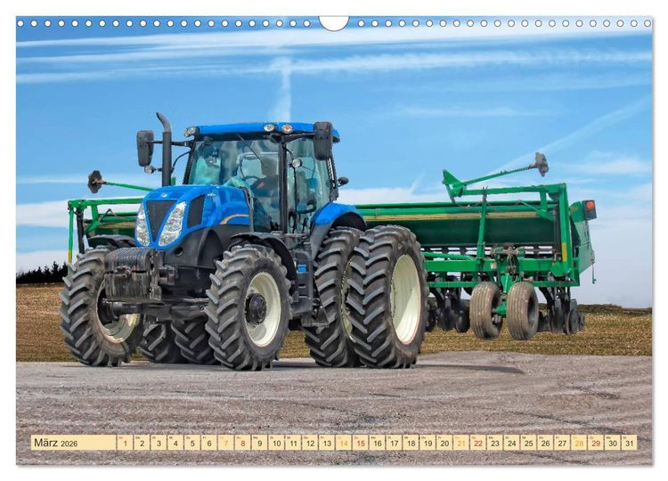 Produktbild: Traktoren - Giganten in der Landwirtschaft (Wandkalender 2026 DIN A3 quer), CALVENDO Monatskalender