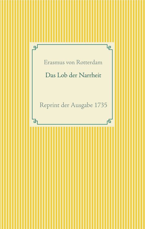 Produktbild: Das Lob der Narrheit