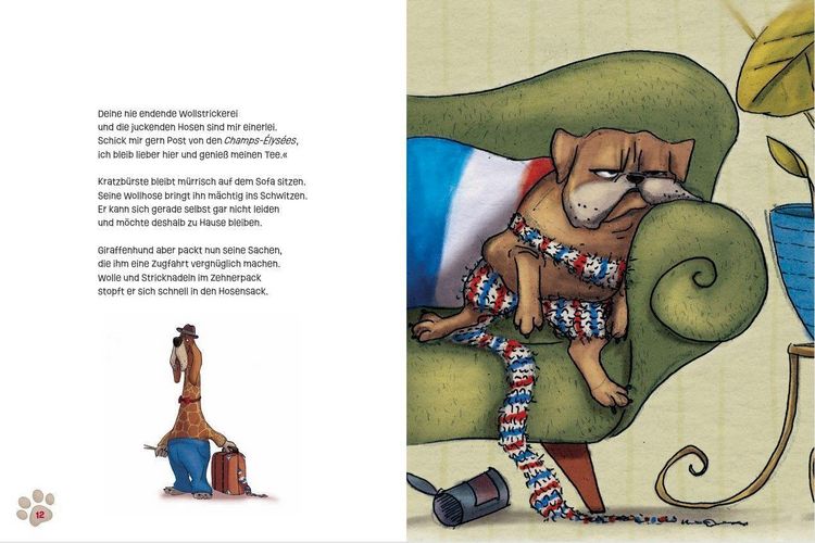 Produktbild: Giraffenhund und Kratzb&uuml;rste - Eine Reise nach Paris