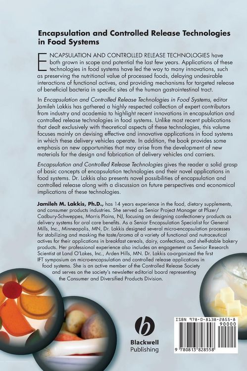 Produktbild: Encapsulation and Controlled Release Technologies in Food Systems