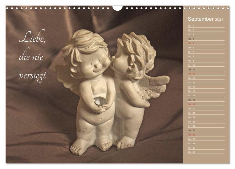 Produktbild: Engel - Die Worte der Liebe (Wandkalender 2027 DIN A3 quer), CALVENDO Monatskalender
